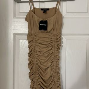 Tan Forever 21 Dress (New with tags)